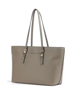 Quinn Large Shopper fein genarbtes Rindsleder taupe