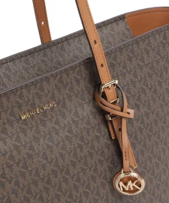 Quinn Large Shopper Lederimitat dunkelbraun