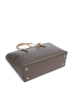 Quinn Large Shopper Lederimitat dunkelbraun