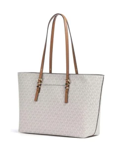 Quinn Large Shopper Lederimitat creme