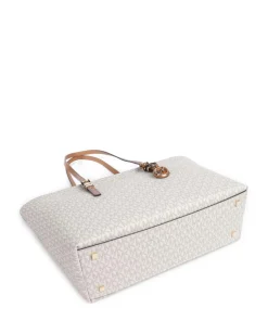 Quinn Large Shopper Lederimitat creme