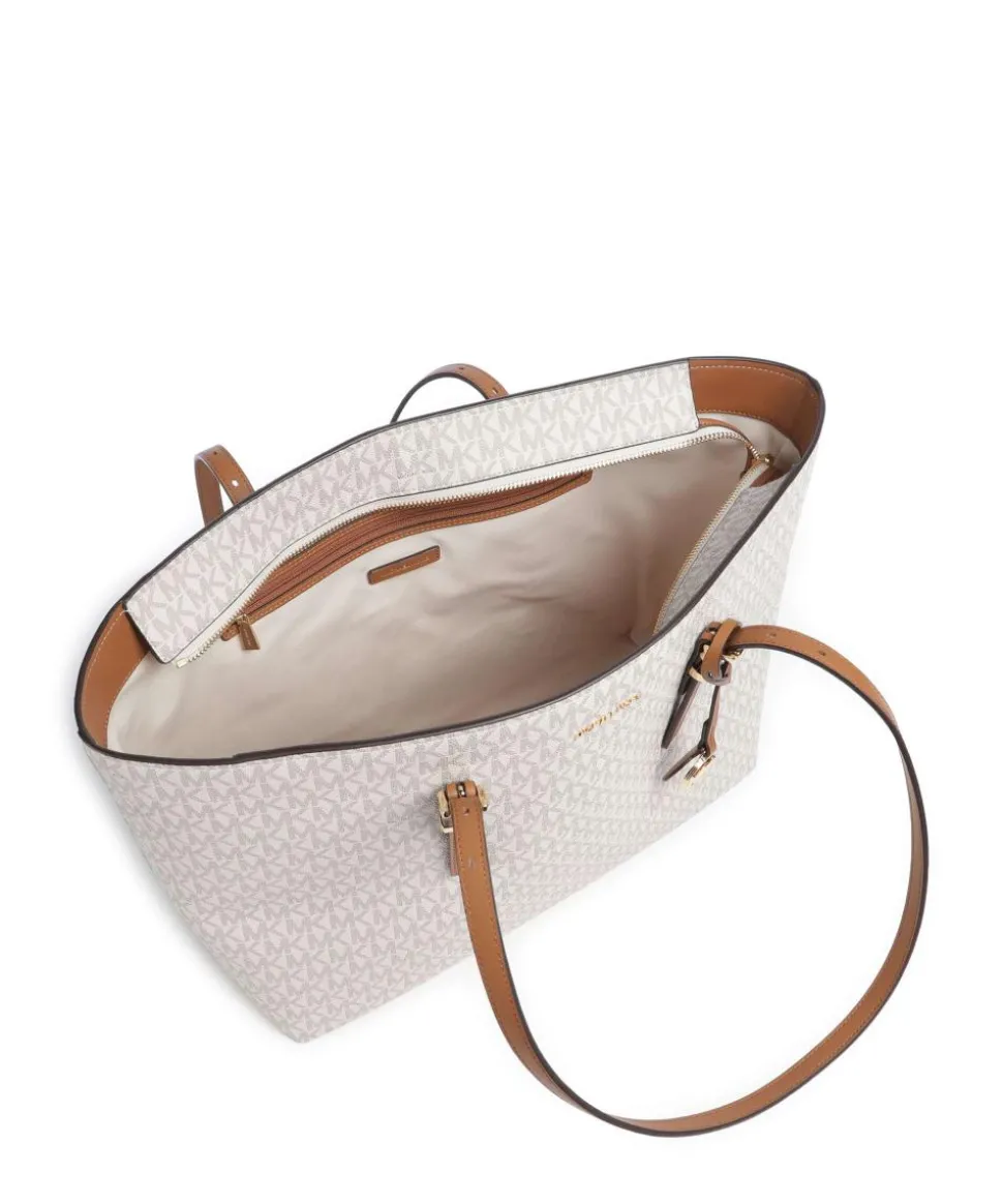 Quinn Large Shopper Lederimitat creme