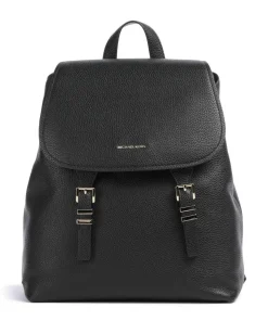Quinn Medium Rucksack genarbtes Rindsleder schwarz