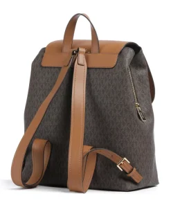 Quinn Medium Rucksack Lederimitat dunkelbraun