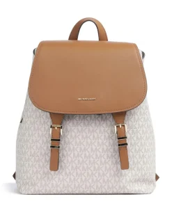 Quinn Medium Rucksack Lederimitat elfenbein