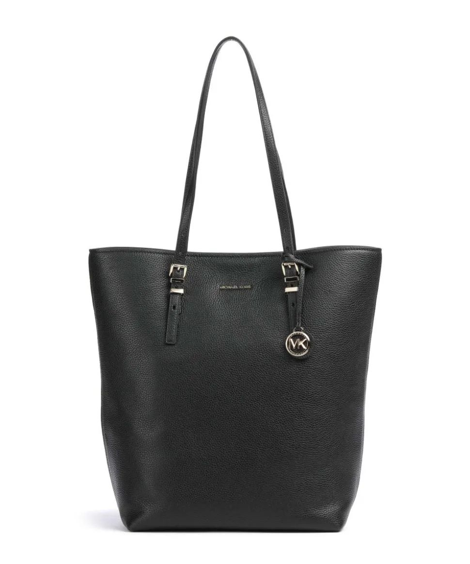 Quinn Shopper genarbtes Rindsleder schwarz