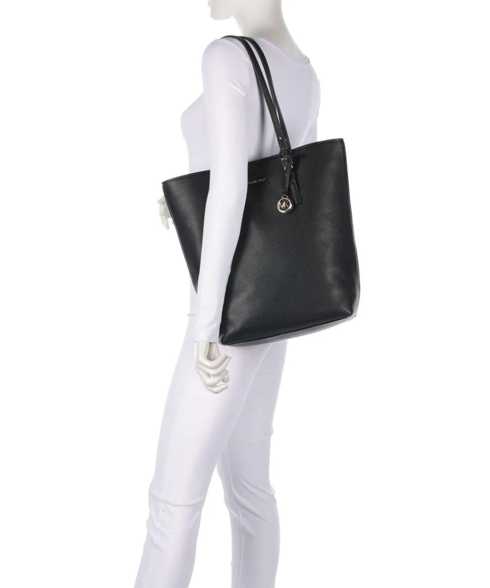 Quinn Shopper genarbtes Rindsleder schwarz