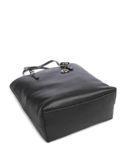 Quinn Shopper genarbtes Rindsleder schwarz