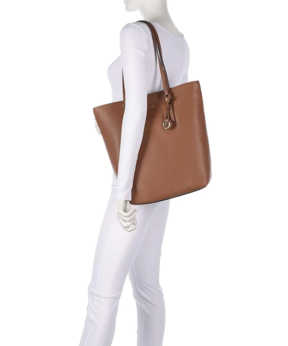 Quinn Shopper genarbtes Rindsleder braun