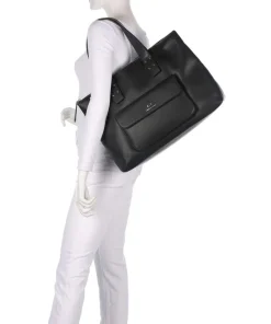 Rachel Shopper Lederimitat schwarz