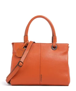 Radiant Raeven Handtasche genarbtes Rindsleder orange