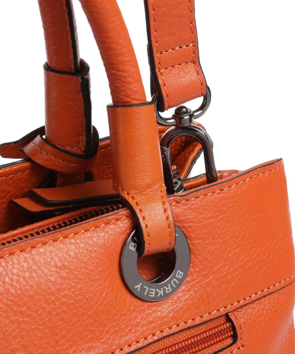 Radiant Raeven Handtasche genarbtes Rindsleder orange