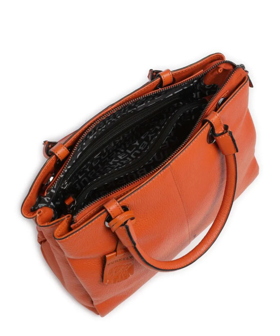 Radiant Raeven Handtasche genarbtes Rindsleder orange
