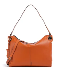 Radiant Raeven Schultertasche genarbtes Rindsleder orange