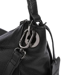 Radiant Raeven Schultertasche genarbtes Rindsleder schwarz