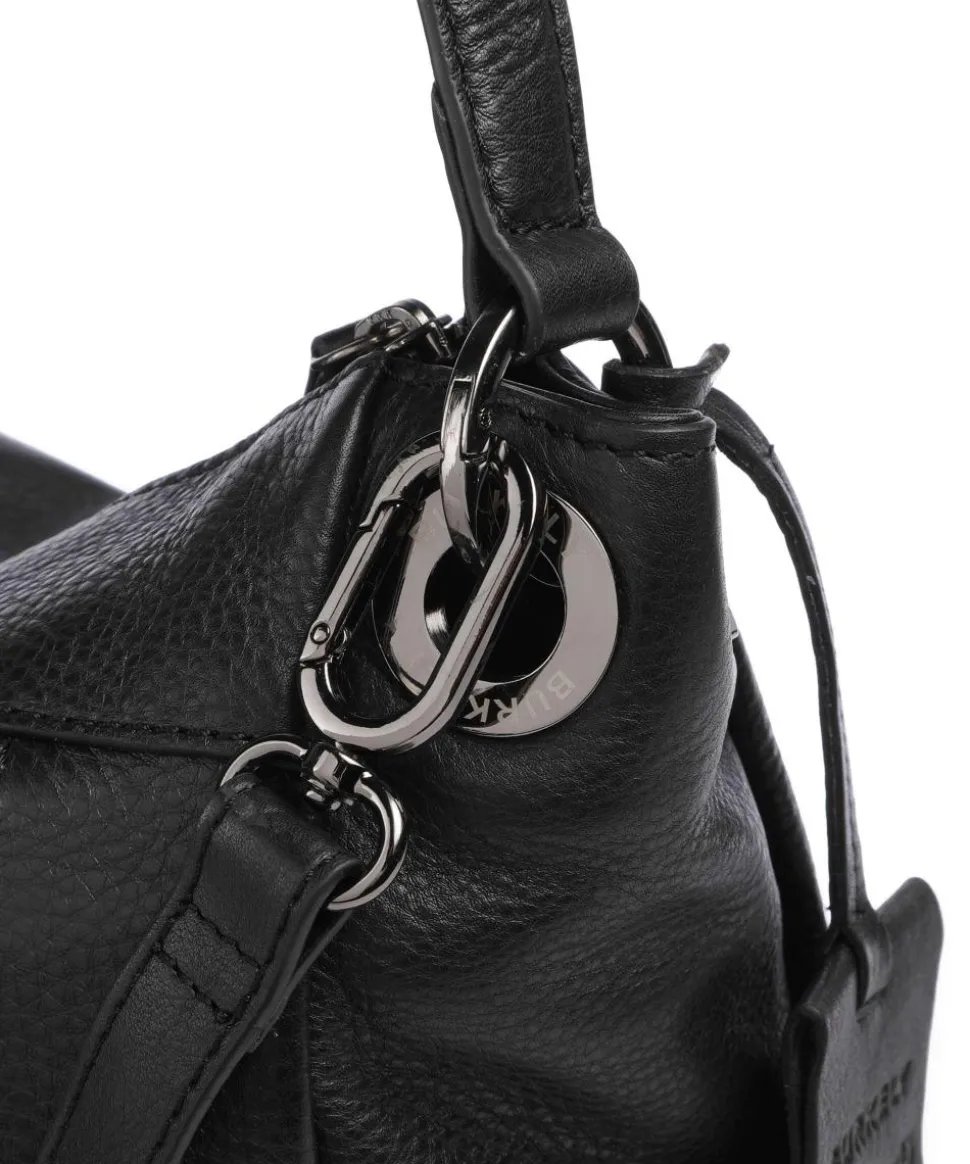 Radiant Raeven Schultertasche genarbtes Rindsleder schwarz