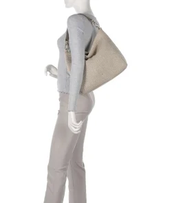 Raffia Kaia Beuteltasche Bast beige