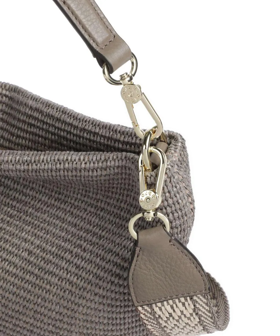 Raffia Kaia Beuteltasche Bast taupe