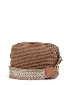 Raffia Kaia Umhängetasche Bast braun