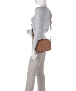 Raffia Kaia Umhängetasche Bast braun