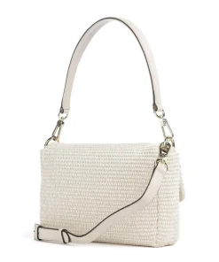 Raffia Temi Schultertasche Bast elfenbein