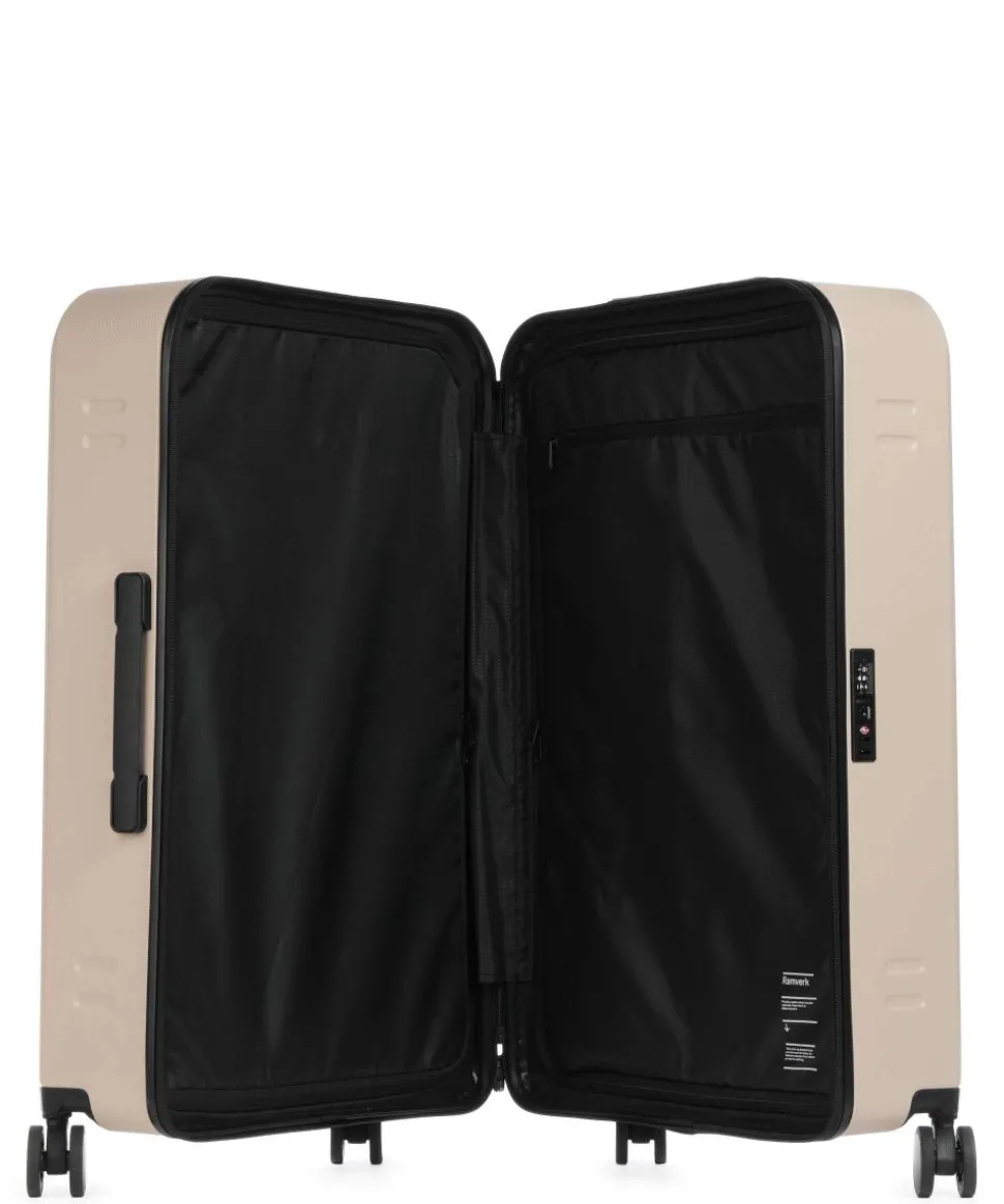 Ramverk L 4-Rollen Trolley beige 80 cm