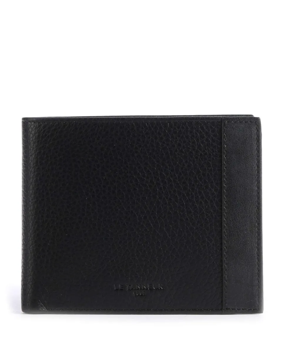 Raphael Geldbörse genarbtes Leder schwarz