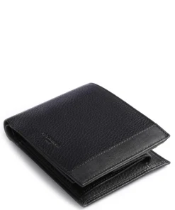 Raphael Geldbörse genarbtes Leder schwarz