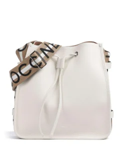 Raquel Bucket bag genarbtes Rindsleder weiß