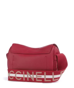 Raquel Umhängetasche genarbtes Leder rot