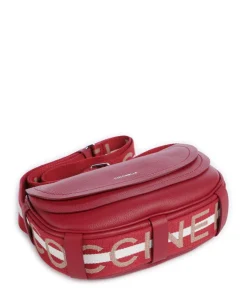 Raquel Umhängetasche genarbtes Leder rot