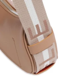 Raquel Umhängetasche genarbtes Leder hellbraun