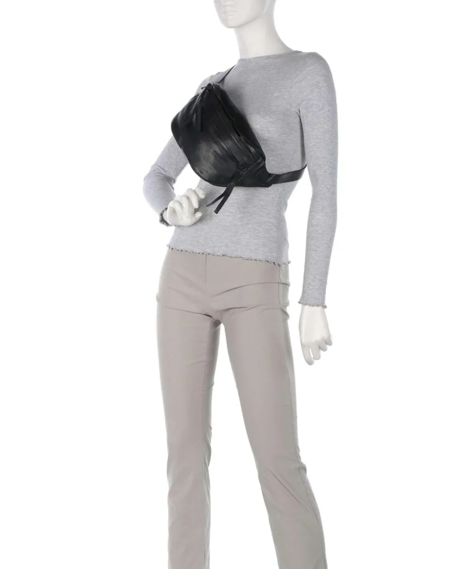 Raven Novus Gürteltasche Büffelleder schwarz