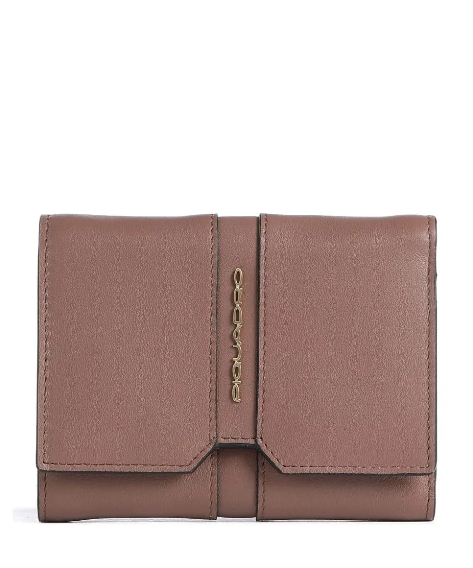 Ray RFID Geldbörse fein genarbtes Rindsleder braun