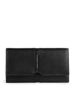 Ray RFID Geldbörse fein genarbtes Rindsleder schwarz