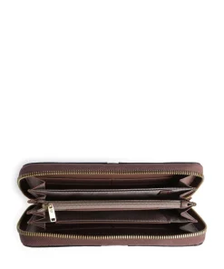 Ray RFID Geldbörse fein genarbtes Rindsleder braun