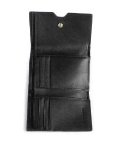 Ray RFID Geldbörse fein genarbtes Rindsleder schwarz