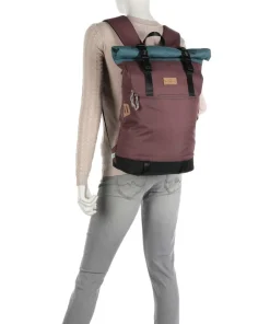 Reborn Christopher Rolltop Rucksack 15″ recyceltes Polyester grau/schwarz