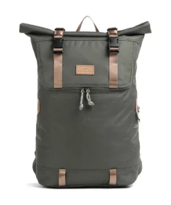 Reborn Christopher Rolltop Rucksack 15″ recyceltes Polyester dunkelgrün