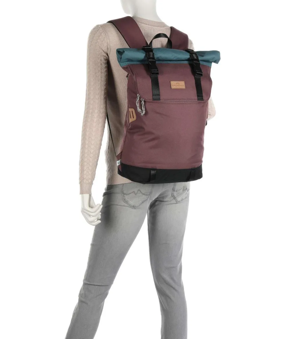 Reborn Christopher Rolltop Rucksack 15″ recyceltes Polyester dunkelgrün