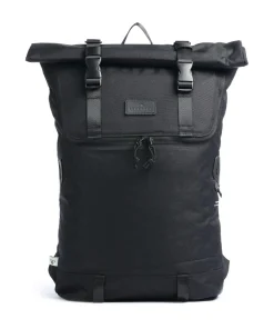 Reborn Christopher Rolltop Rucksack 13″ recyceltes Polyester schwarz