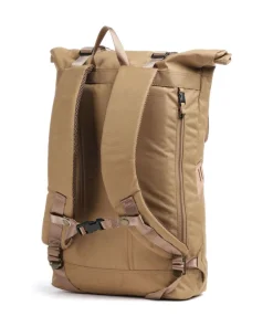 Reborn Christopher Rolltop Rucksack 15″ recyceltes Polyester camel