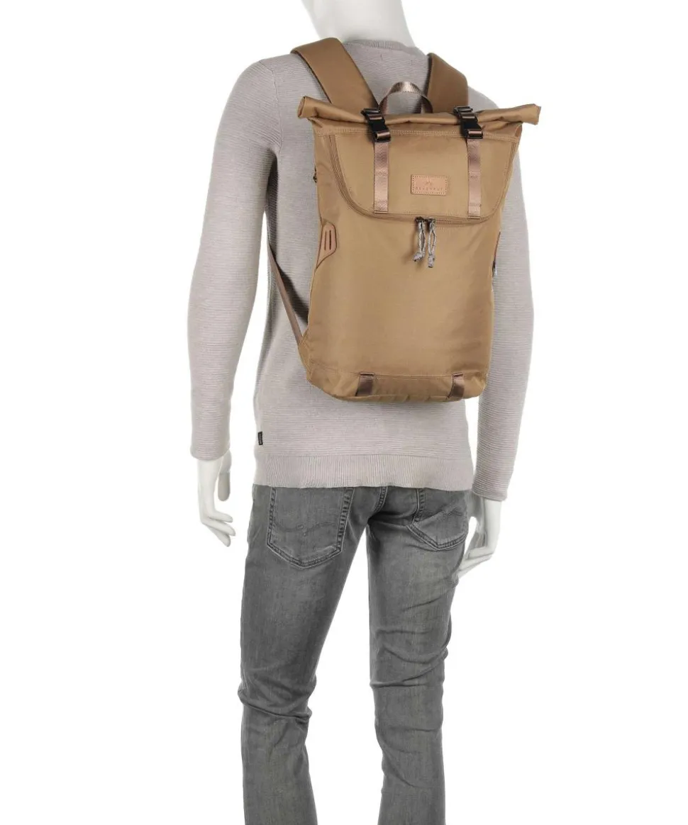 Reborn Christopher Small Rolltop Rucksack 13″ recyceltes Polyester dunkelgrün