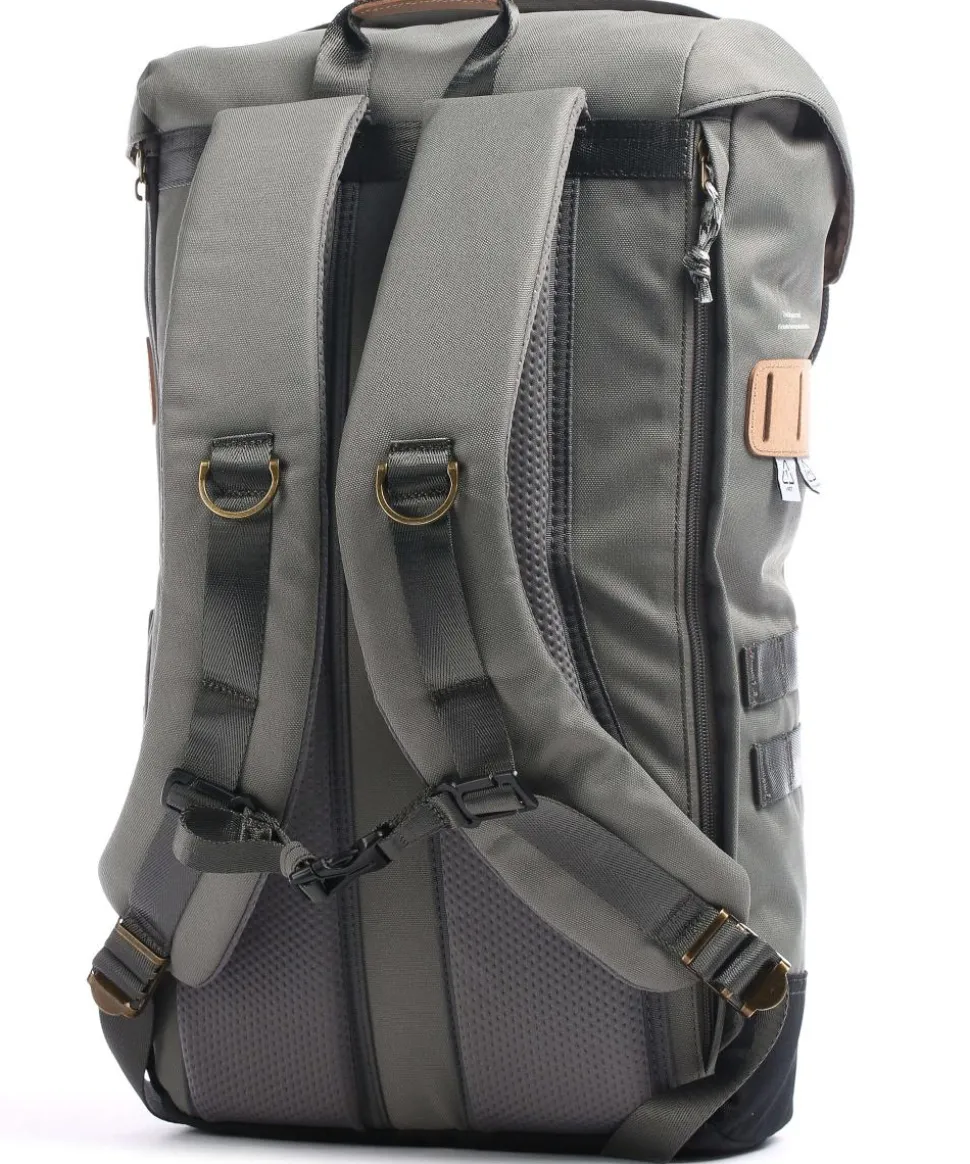 Reborn Colorado Rucksack 15″ recyceltes Polyester graugrün