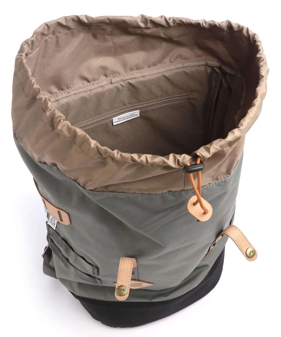 Reborn Colorado Rucksack 15″ recyceltes Polyester graugrün