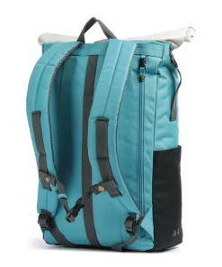 Reborn Jetpack Rolltop Rucksack 15″ recyceltes Polyester türkis