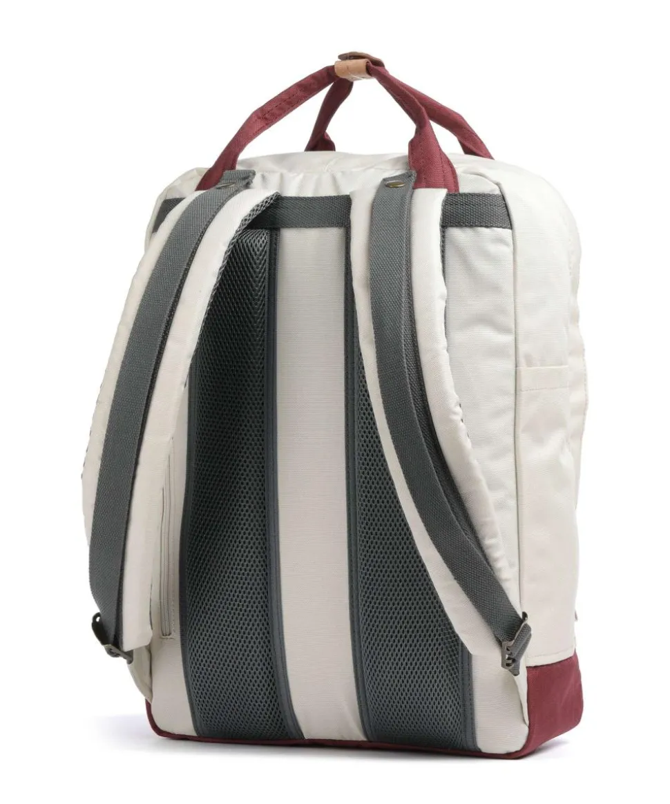 Reborn Macaroon L Rucksack 15″ recyceltes Polyester weiß