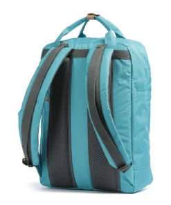 Reborn Macaroon L Rucksack 15″ recyceltes Polyester türkis