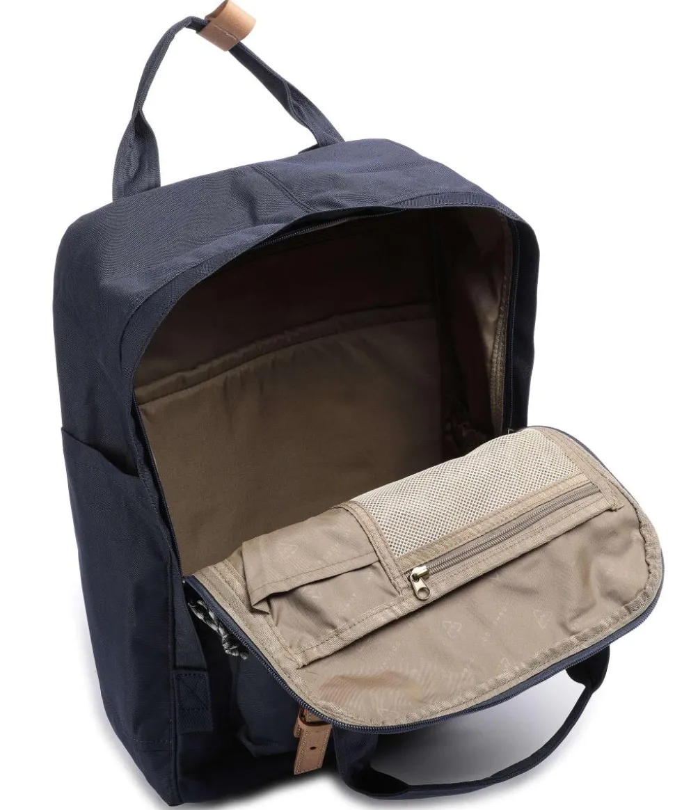 Reborn Macaroon Large Rucksack recyceltes Polyester dunkelblau