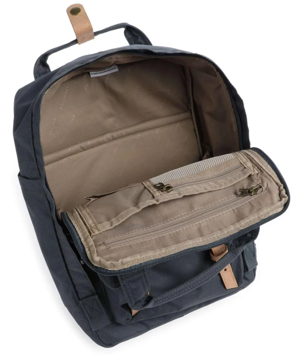 Reborn Macaroon Rucksack 14″ recyceltes Polyester petrol